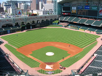 View of Minute Maid field